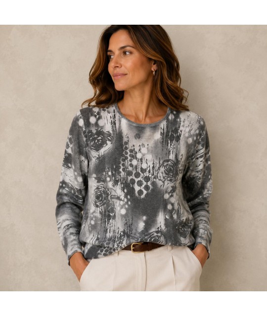 Maglia Fantasia 26373 - Carla Ferroni Maglieria e t-shirt donna CF26373