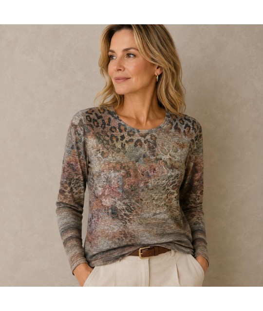 Maglia Fantasia 26361 - Carla Ferroni Maglieria e t-shirt donna CF26361