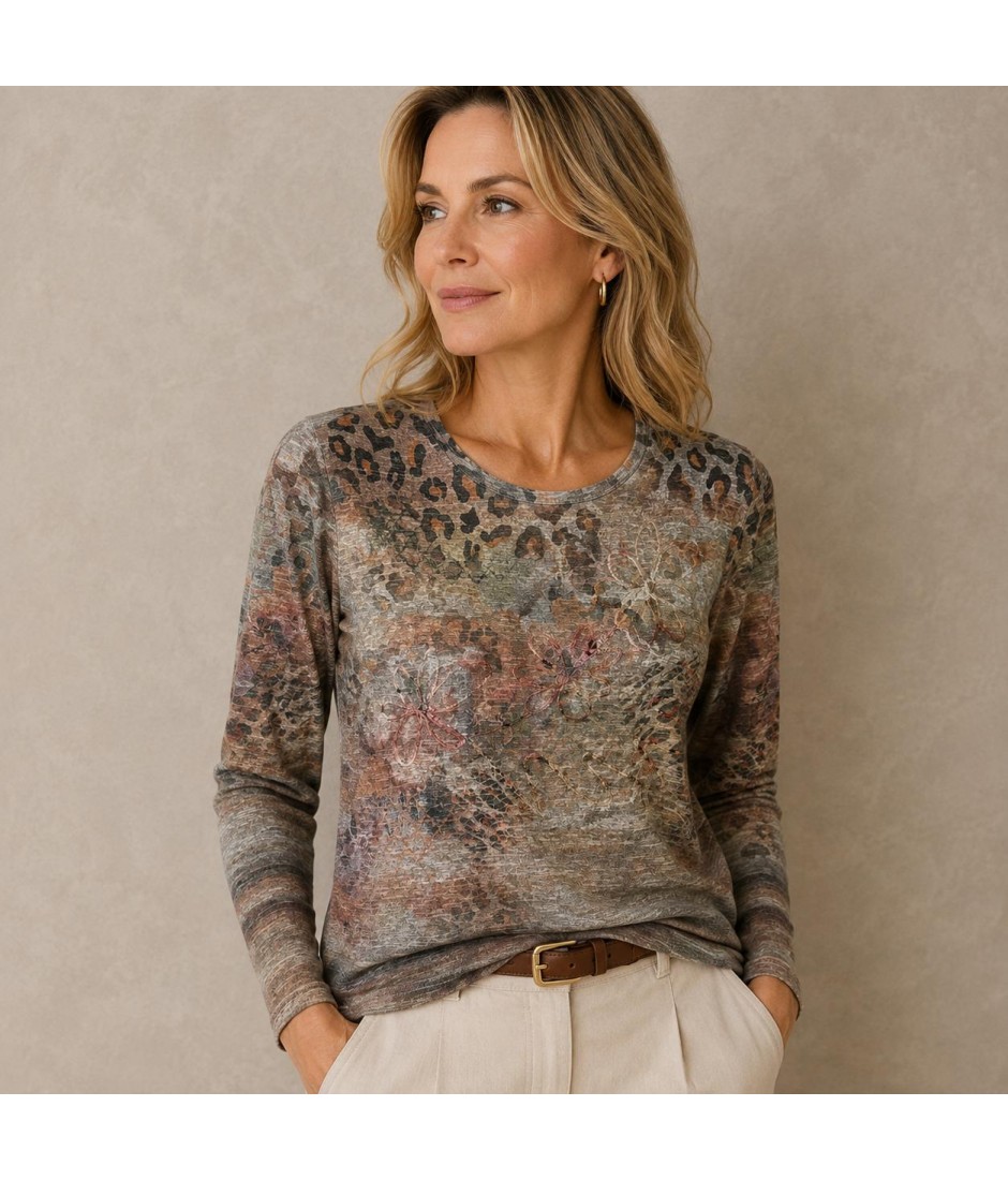Maglia Fantasia 26361 - Carla Ferroni Maglieria e t-shirt donna CF26361