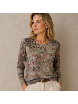 Maglia Fantasia 26361 - Carla Ferroni Maglieria e t-shirt donna CF26361