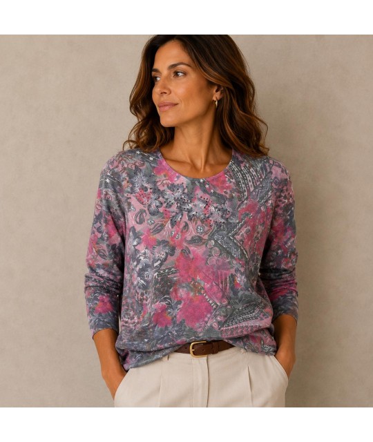 Maglia Fantasia 26367 - Carla Ferroni Maglieria e t-shirt donna CF26367