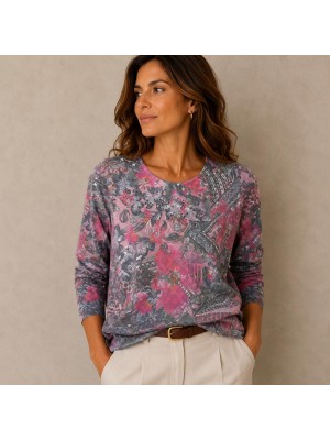 Maglia Fantasia 26367 - Carla Ferroni Maglieria e t-shirt donna CF26367