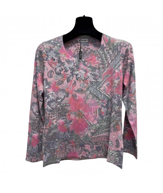 Maglia Fantasia 26367 - Carla Ferroni Maglieria e t-shirt donna CF26367