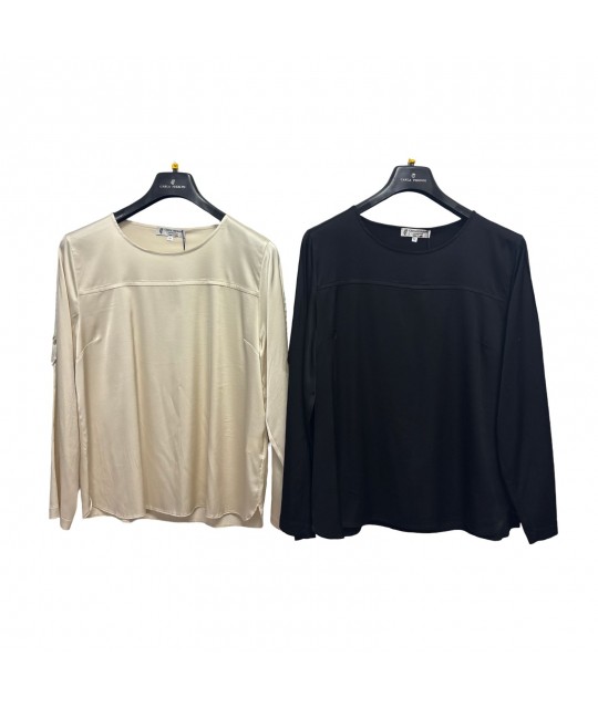 Bluse Tinta Unita 50327 - Carla Ferroni Camicie e Bluse donna CF50327