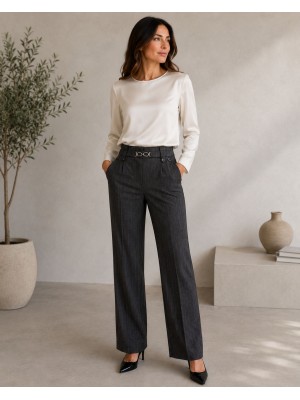 Pantaloni Gessato 70436 - Carla Ferroni Pantaloni donna CF70436