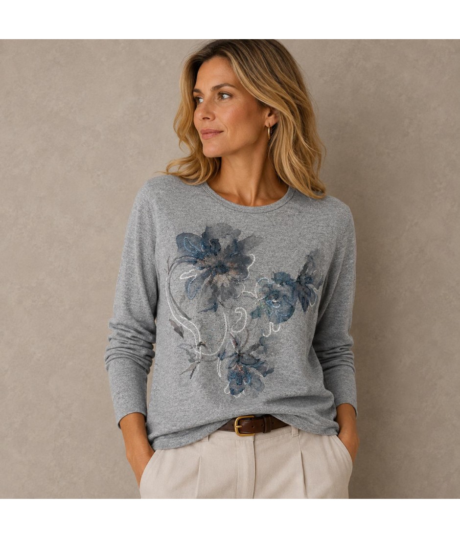 Maglia Stampa 26364 - Carla Ferroni Maglieria e t-shirt donna CF26364