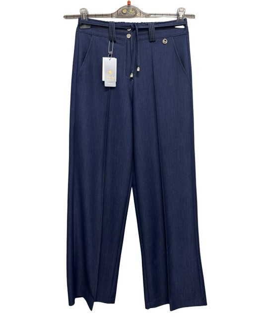 Pantaloni Jeansati Santorini - Perla Oversize Pantaloni donna POSANTORINI