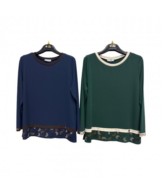 Maglia Strass Madrid - Perla Oversize Maglieria e t-shirt donna POMADRID