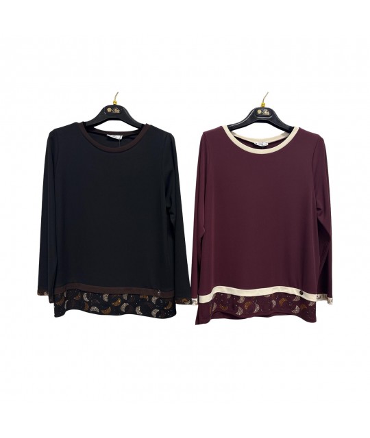 Maglia Strass Madrid - Perla Oversize Maglieria e t-shirt donna POMADRID