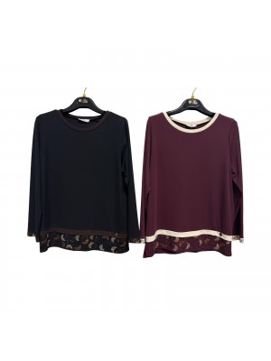 Maglia Strass Madrid - Perla Oversize Maglieria e t-shirt donna POMADRID