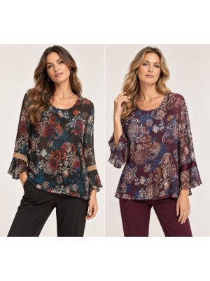 Casacca Fantasia Anita - Equilibrio Camicie e Bluse donna EQANITA