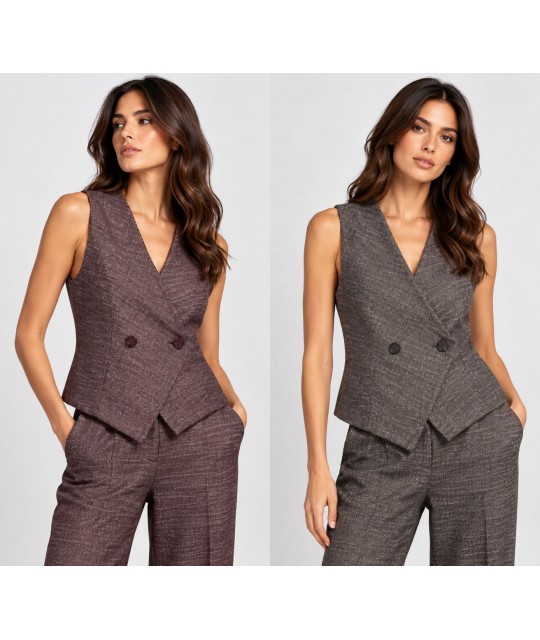 Gilet Elegante GI7720 - Marta Rubini Top e canotte MRGI7720