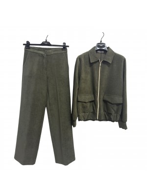 Pantaloni con Bottone PN272 - Marta Rubino Pantaloni donna MRPN272