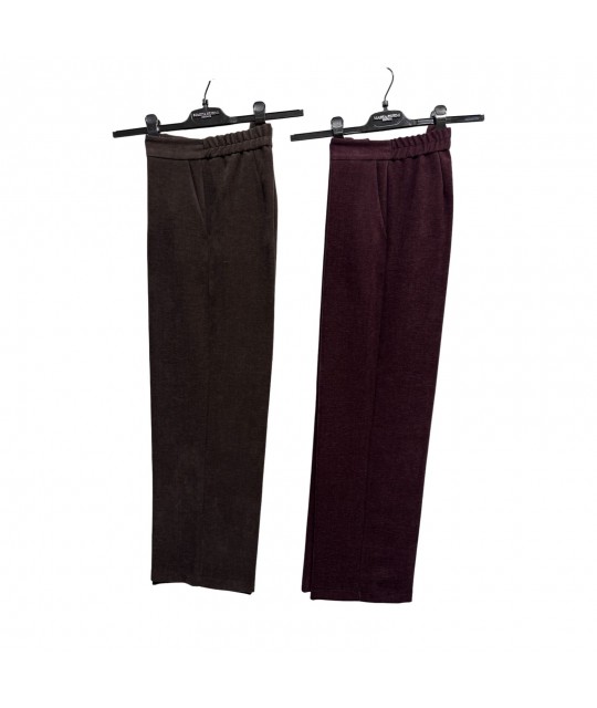 Pantaloni con Bottone PN272 - Marta Rubino Pantaloni donna MRPN272