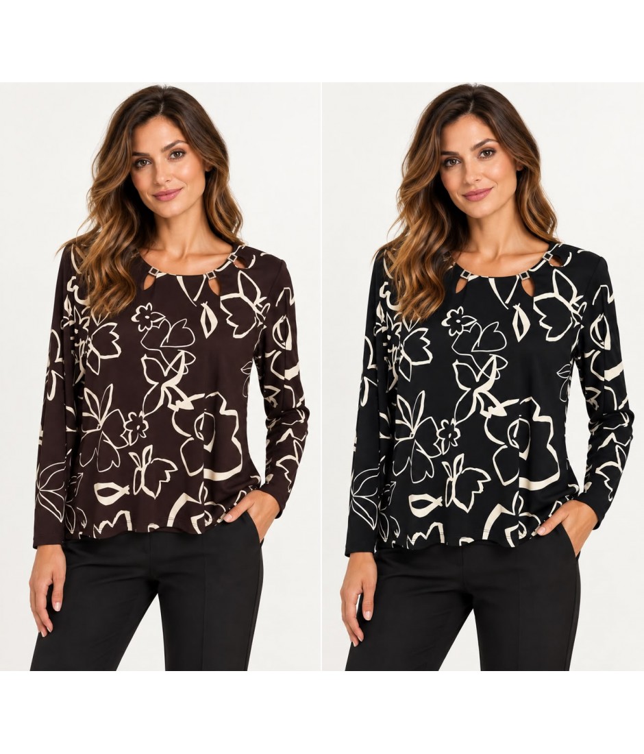 Maglia Fantasia Matilde - Perla Oversize Maglieria e t-shirt donna POMATILDE