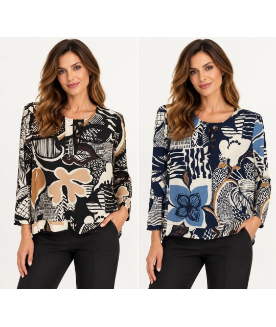 Maglia Fantasia Ponza - Perla Oversize Maglieria e t-shirt donna POPONZA