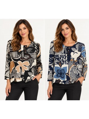 Maglia Fantasia Ponza - Perla Oversize Maglieria e t-shirt donna POPONZA