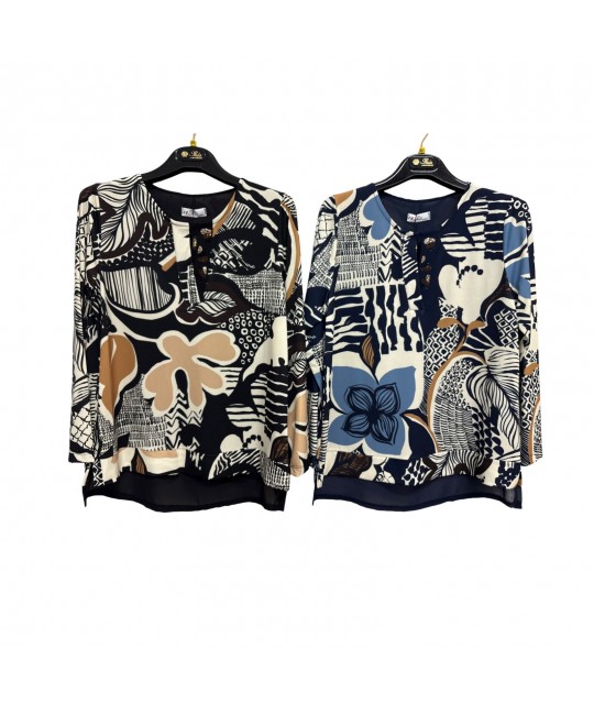 Maglia Fantasia Ponza - Perla Oversize Maglieria e t-shirt donna POPONZA
