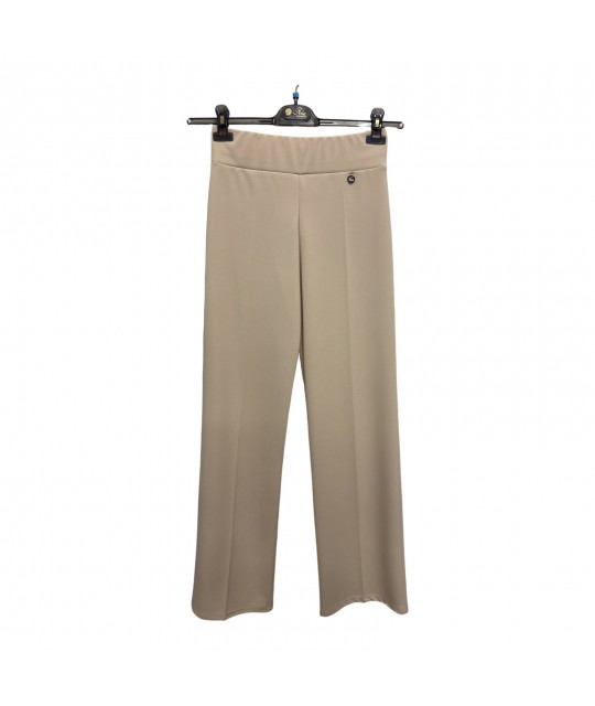 Pantaloni Tinta Unita Benedetta - Perla Oversize Pantaloni donna POBENEDETTA