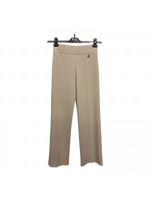 Pantaloni Tinta Unita Benedetta - Perla Oversize Pantaloni donna POBENEDETTA
