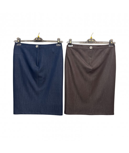 Gonna Bottone Jeans - Perla Oversize Gonne donna POJEANS