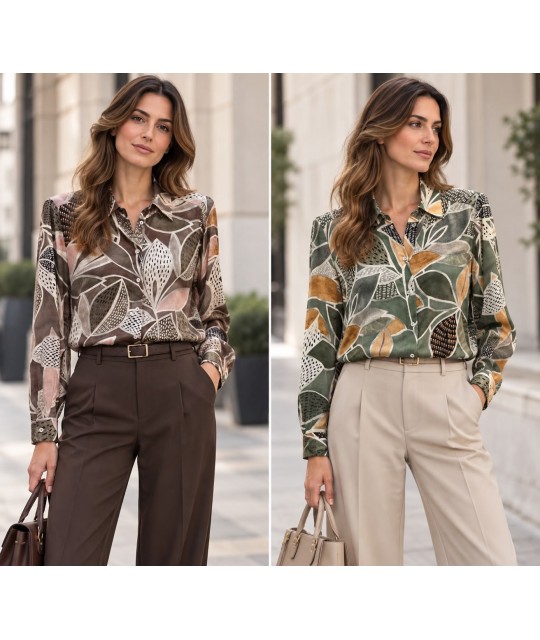Camicia Fantasia 26-576/548 - VLT'S Camicie e Bluse donna VLT26-576/548