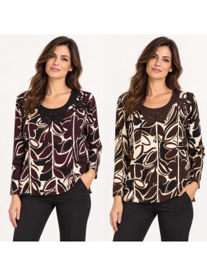 Maglia Ludovica Fantasia - Perla Oversize Maglieria e t-shirt donna POLUDOVICAFANT