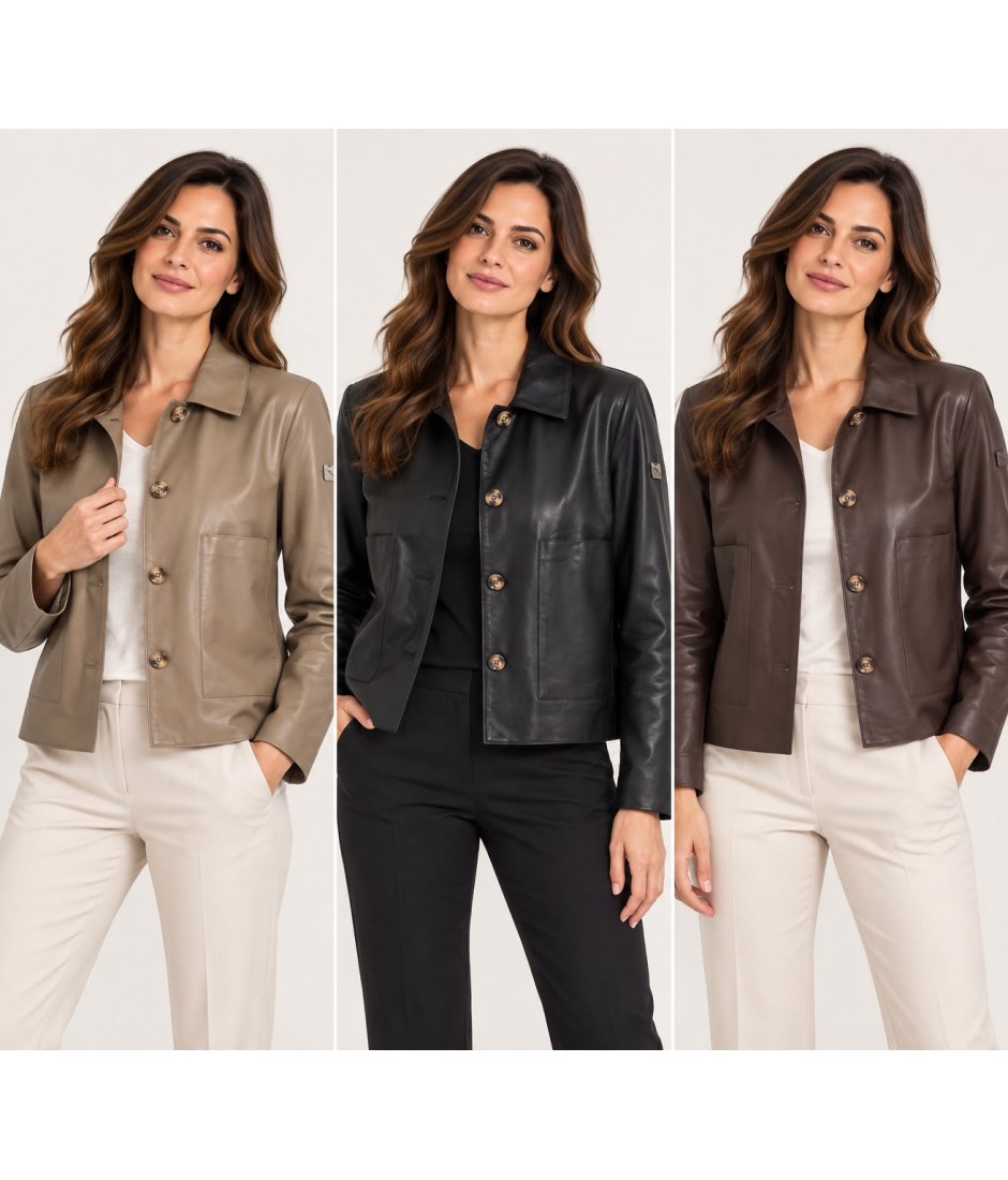 Giubbino Ecopelle FW3506 - Linda's Piumini e giubbini LINFW3506