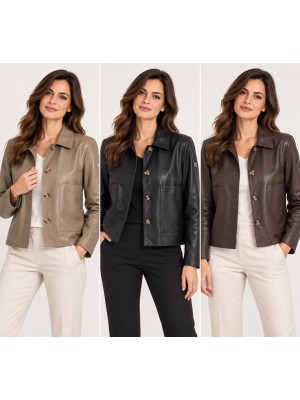 Giubbino Ecopelle FW3506 - Linda's Piumini e giubbini LINFW3506