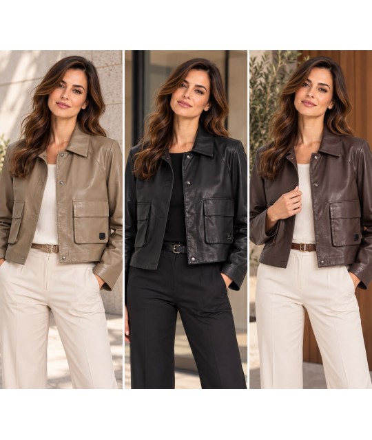 Giubbino Ecopelle FW3508 - Linda's Piumini e giubbini LINFW3508