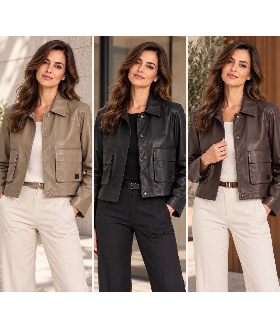 Giubbino Ecopelle FW3508 - Linda's Piumini e giubbini LINFW3508