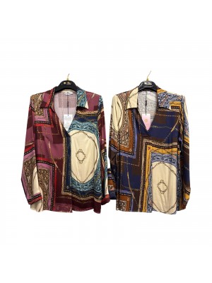 Casacca Fantasia Colombia - Perla Oversize Camicie e Bluse donna POCOLOMBIA