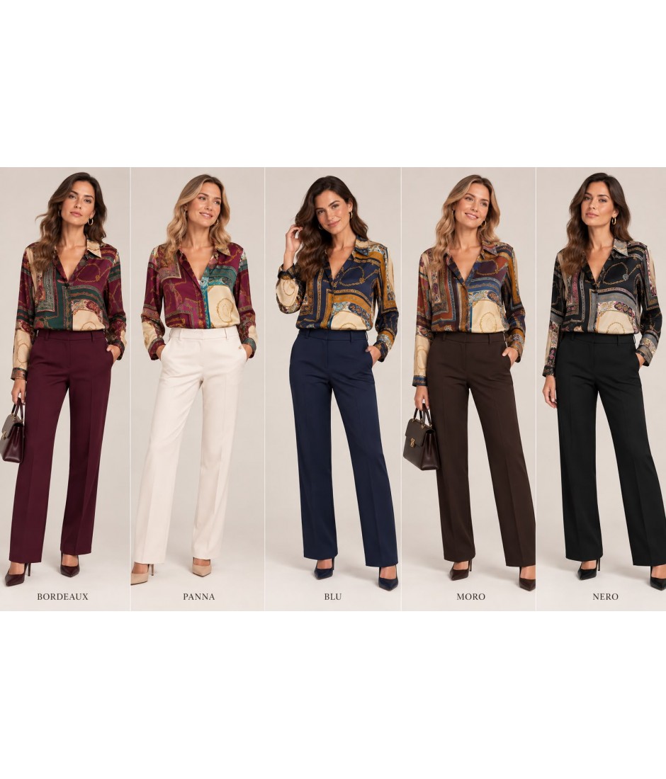 Pantaloni Marica - Perla Oversize Pantaloni donna POMARICA