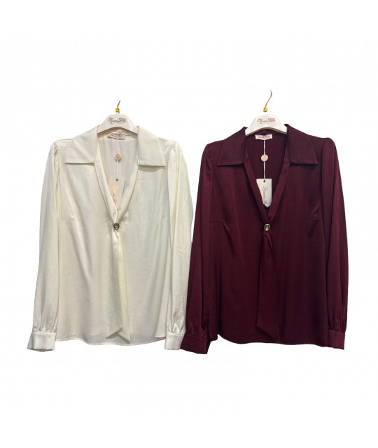 Casacca Tinta Unita 11418 - Donna Bella Camicie e Bluse donna DB11418