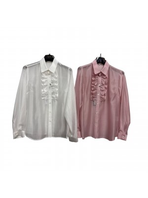 Camicia Rouches 26-522 - VLT'S Camicie e Bluse donna VLT26-522