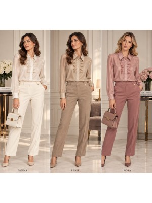 Camicia Rouches 26-522 - VLT'S Camicie e Bluse donna VLT26-522