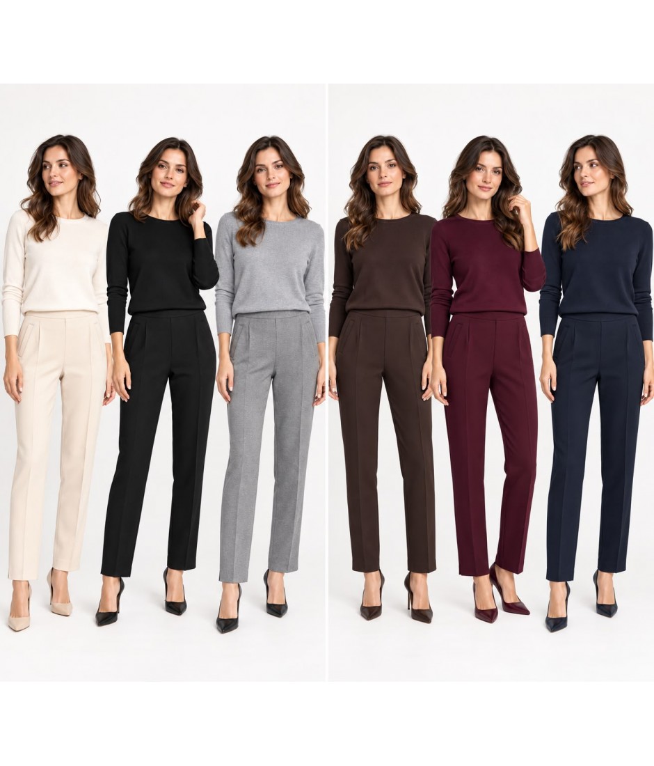 Pantaloni Tinta Unita 31707 - Patrizia Blasio Pantaloni donna PB31707