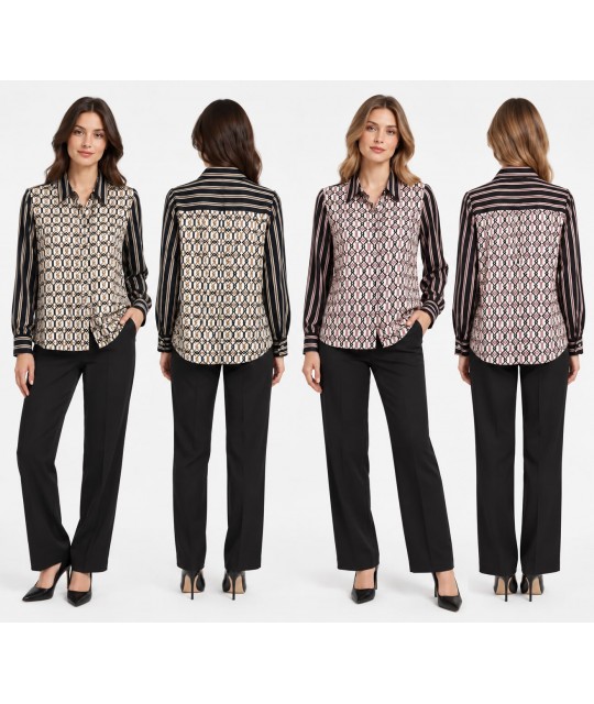 Camicia Fantasia 26-553 - VLT'S Camicie e Bluse donna VLT26-553
