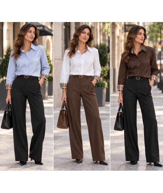 Camicia Oxford 80086 - Patrizia Blasio Camicie e Bluse donna PB80086