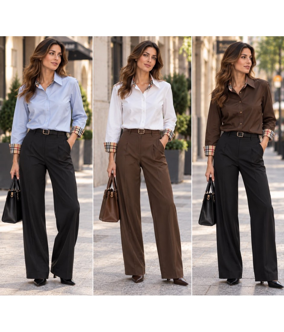 Camicia Oxford 80086 - Patrizia Blasio Camicie e Bluse donna PB80086