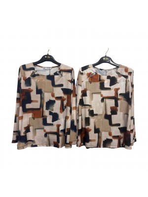 Maglia Nadia Over Fantasia - Perla Oversize Maglieria e t-shirt donna PONADIAOVER