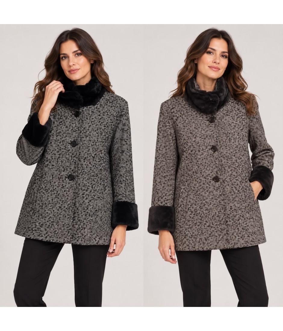 Cappottino Bottoni 11353 - Donna Bella Cappotti e giubbotti DB11353