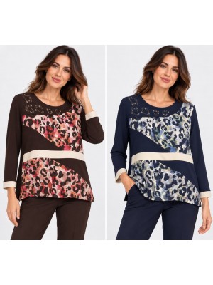 Maglia Fantasia Stella - Perla Oversize Maglieria e t-shirt donna POSTELLA