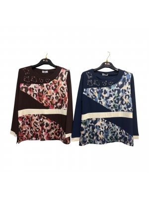 Maglia Fantasia Stella - Perla Oversize Maglieria e t-shirt donna POSTELLA