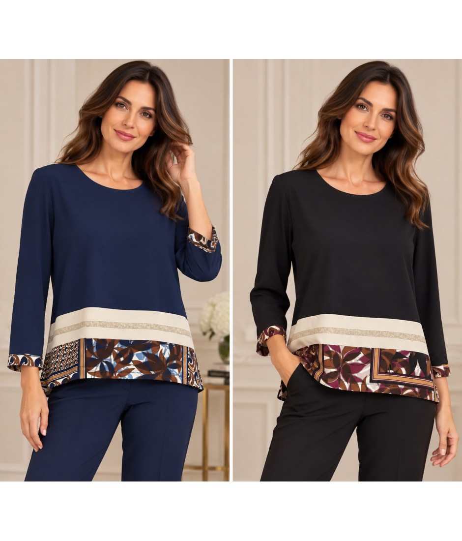 Maglia Fantasia Katia - Perla Oversize Maglieria e t-shirt donna POKATIA