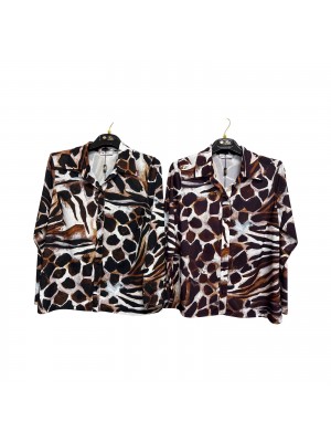 Camicia Fantasia Flavia - Perla Oversize Camicie e Bluse donna POFLAVIA