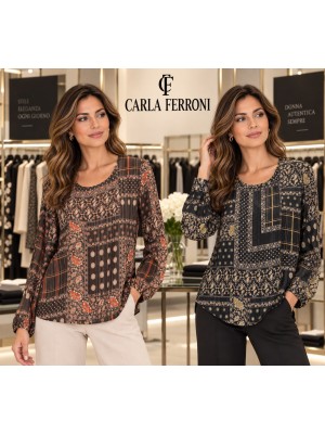 Bluse Fantasia 50304 - Carla Ferroni Camicie e Bluse donna CF50304