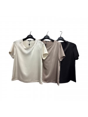 Bluse Tinta Unita D2945 - Romi-hò Camicie e Bluse donna RHD2945
