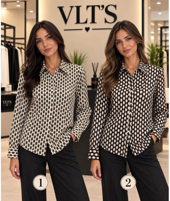 Camicia Fantasia 26-556 - VLT'S Camicie e Bluse donna VLT26-556