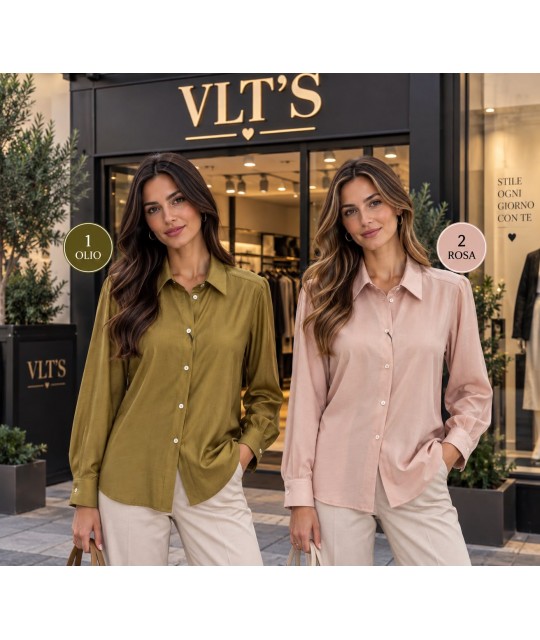 Camicia Tinta Unita 26-512 - VLT'S Camicie e Bluse donna VLT26-512